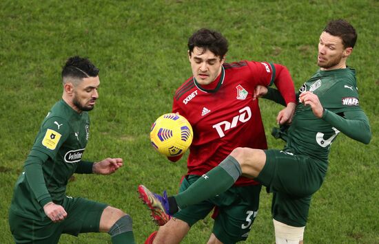 Russia Soccer Premier-League Krasnodar -Lokomotiv