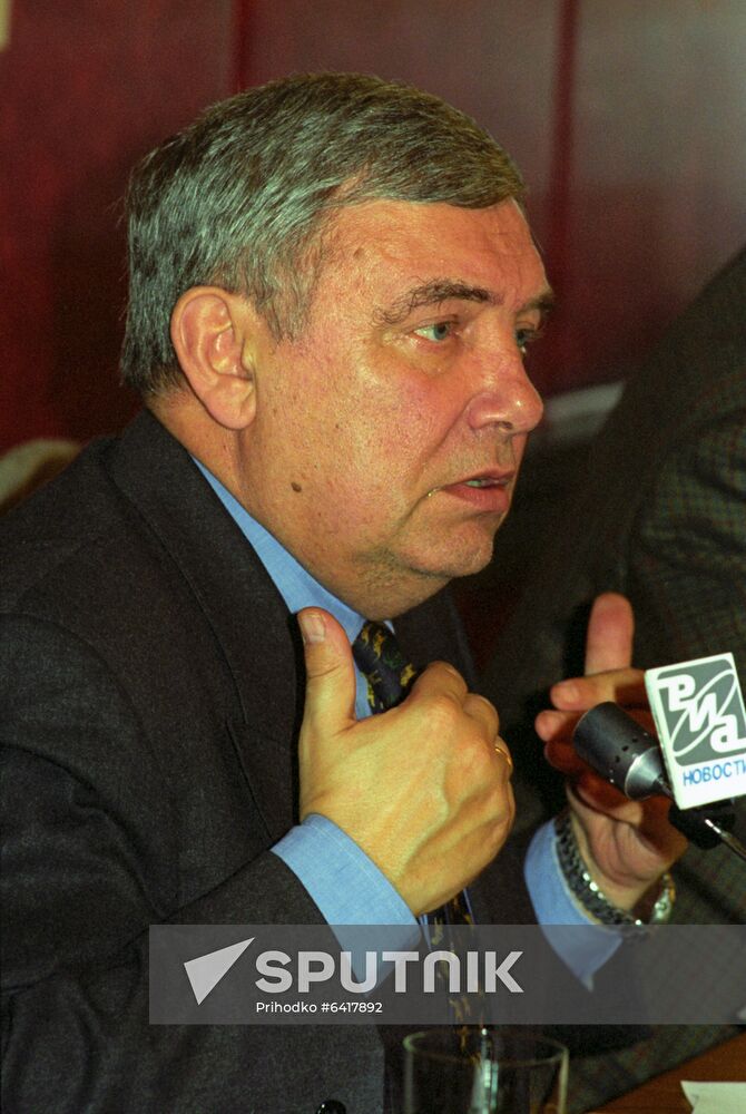 Russian Minister of Culture Yevgeny Sidorov