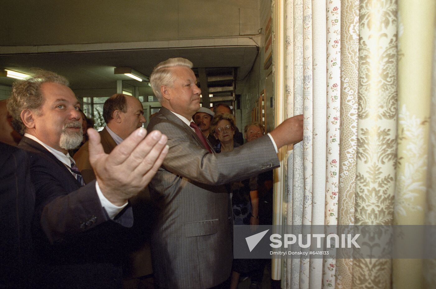 Russian President Boris Yeltsin