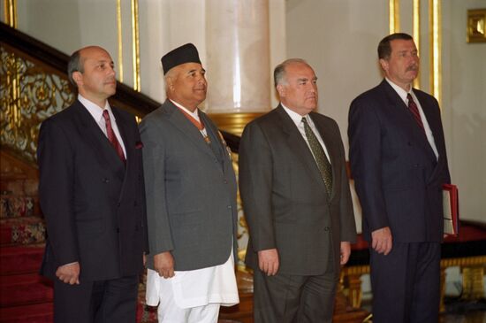 Ceremony for presenting foreign ambassadors' letters of credence