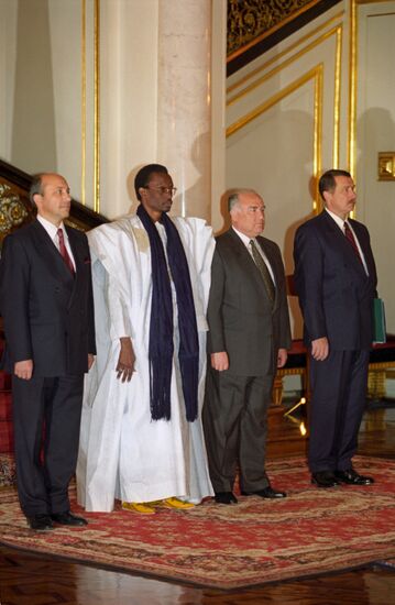 Ceremony for presenting foreign ambassadors' letters of credence