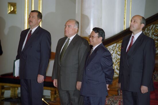 Ceremony for presenting foreign ambassadors' letters of credence