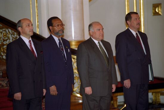 Ceremony for presenting foreign ambassadors' letters of credence