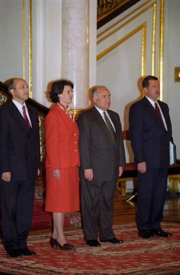 Ceremony for presenting foreign ambassadors' letters of credence