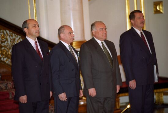 Ceremony for presenting foreign ambassadors' letters of credence
