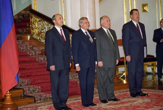 Ceremony for presenting foreign ambassadors' letters of credence