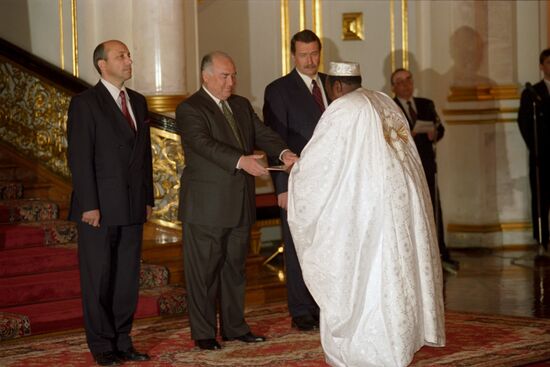 Ceremony for presenting foreign ambassadors' letters of credence