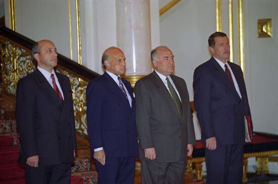Ceremony for presenting foreign ambassadors' letters of credence