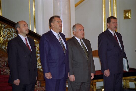 Ceremony for presenting foreign ambassadors' letters of credence