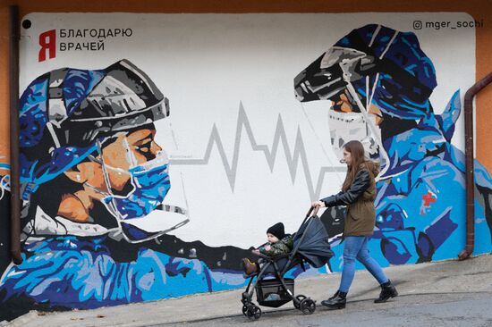 Russia Graffiti