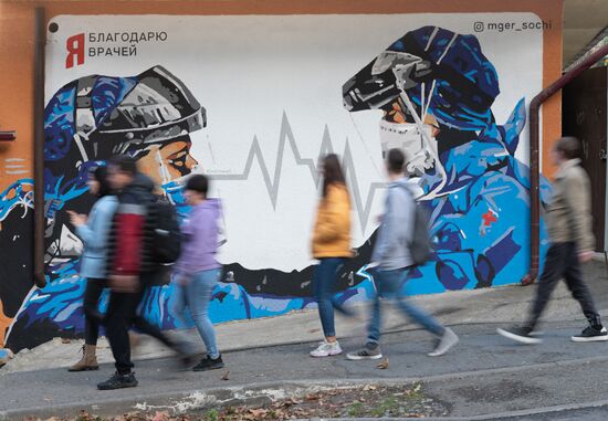 Russia Graffiti