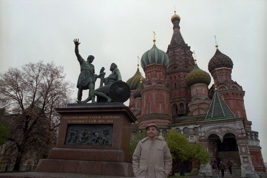 Guest from India visits Moscow