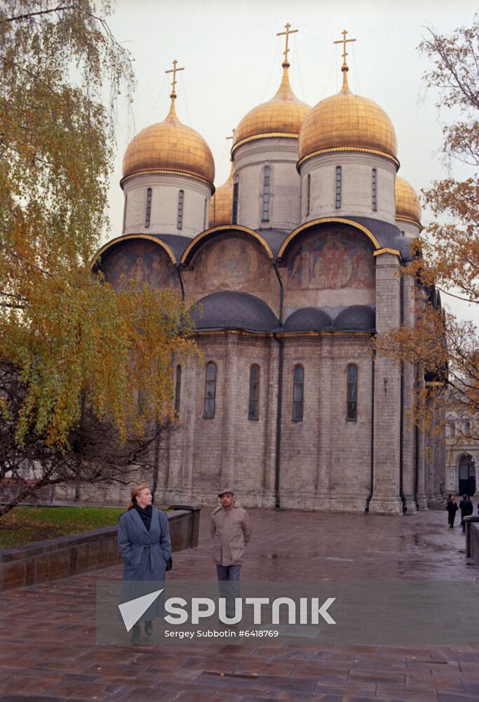 Guest from India visits Moscow