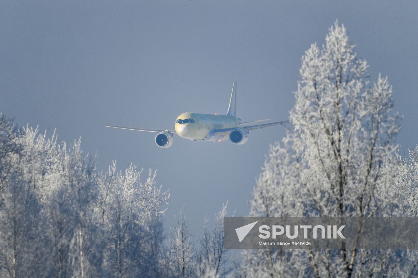 Russia PD-14 Aircraft Engine Flight