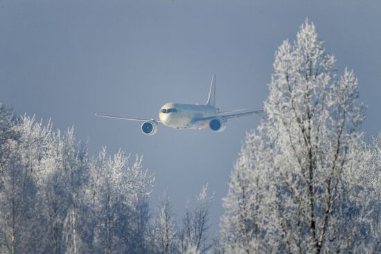 Russia PD-14 Aircraft Engine Flight