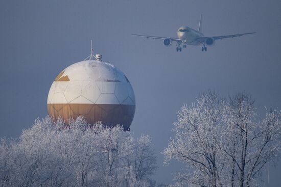 Russia PD-14 Aircraft Engine Flight