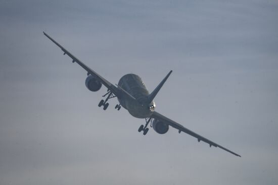 Russia PD-14 Aircraft Engine Flight