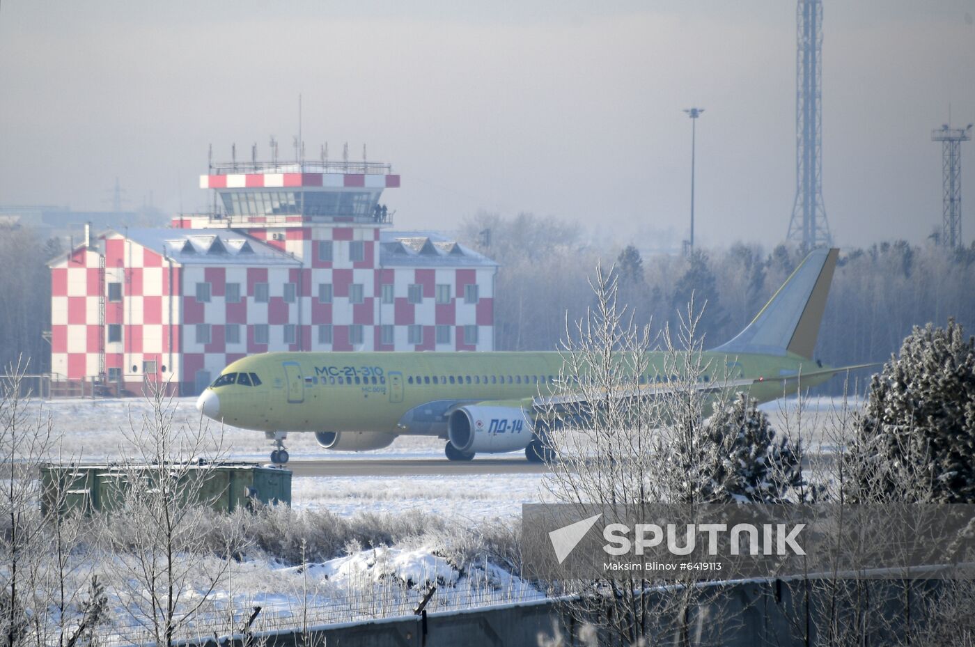 Russia PD-14 Aircraft Engine Flight
