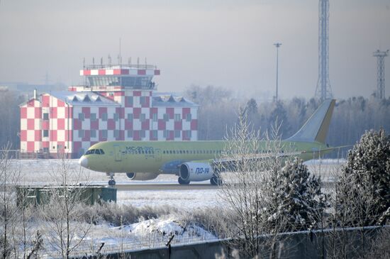 Russia PD-14 Aircraft Engine Flight
