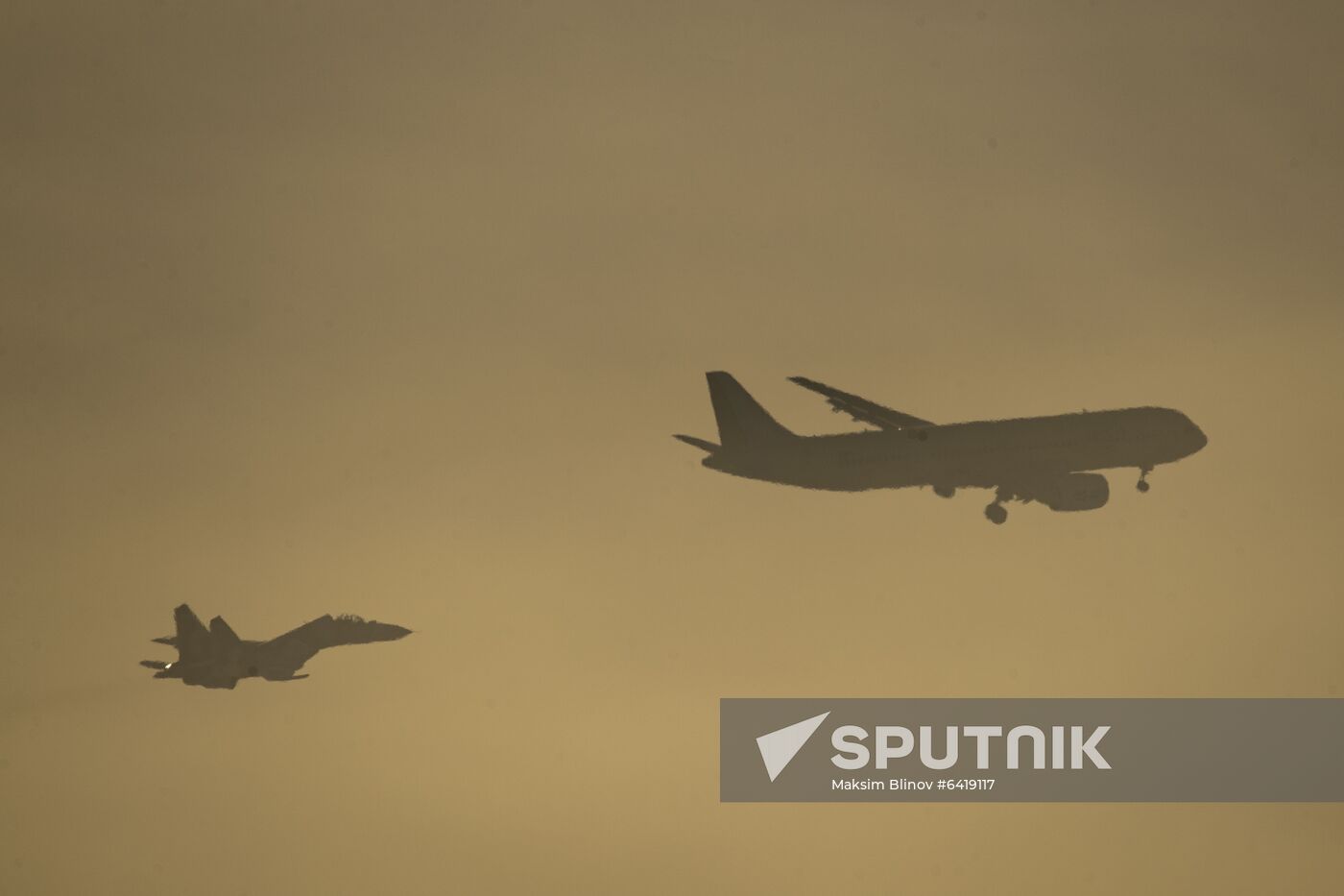 Russia PD-14 Aircraft Engine Flight