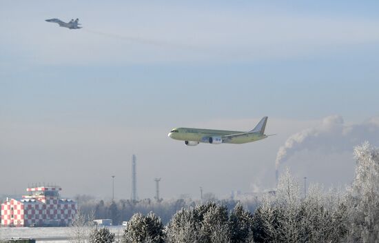 Russia PD-14 Aircraft Engine Flight
