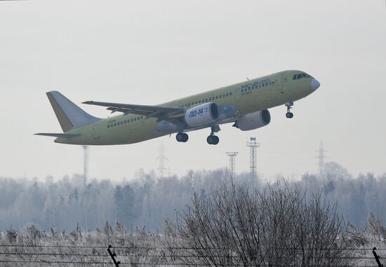 Russia PD-14 Aircraft Engine Flight