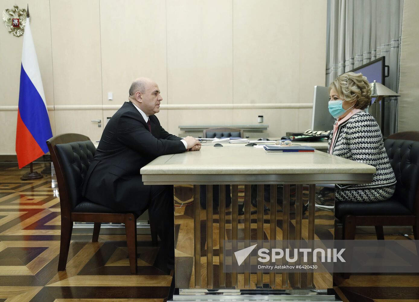 Russia Mishustin Federation Council