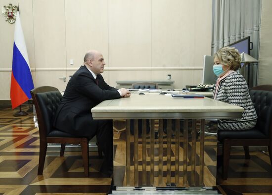 Russia Mishustin Federation Council