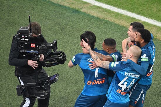 Russia Soccer Premier-League Zenit - Spartak