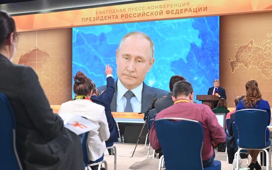Russia Putin News Conference