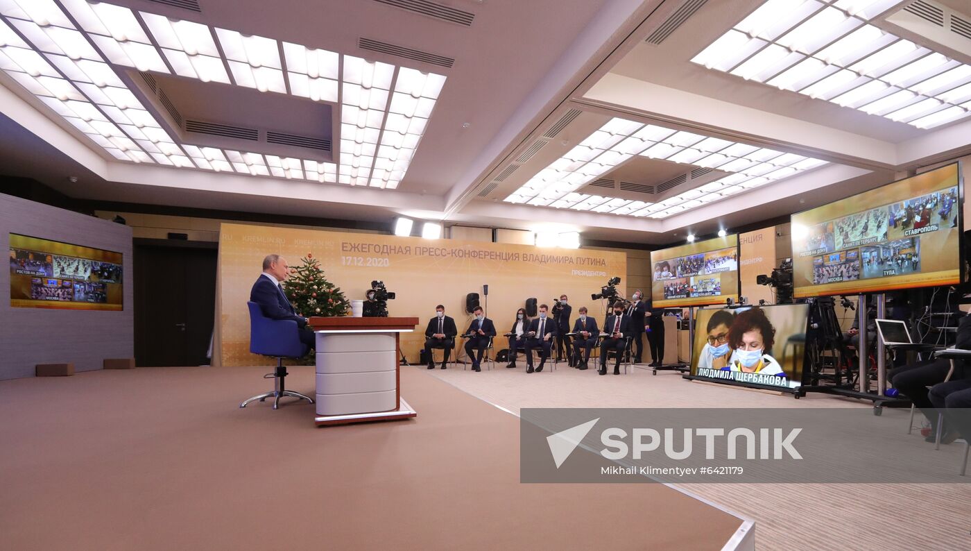 Russia Putin News Conference