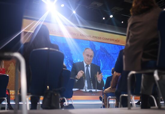 Russia Putin News Conference