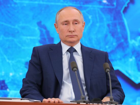 Russia Putin News Conference