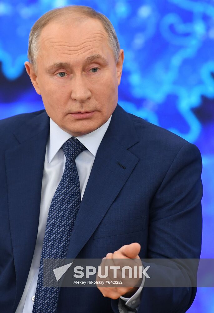 Russia Putin News Conference