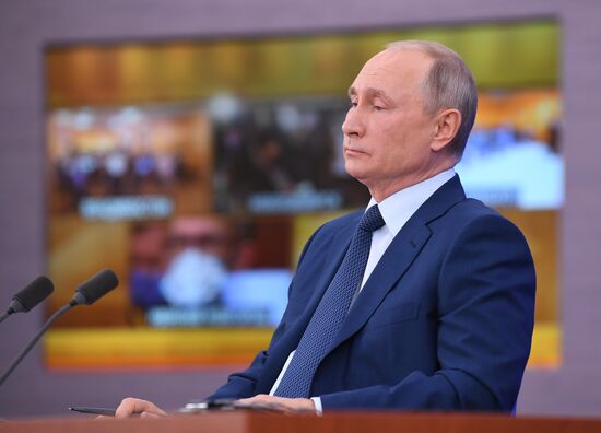 Russia Putin News Conference