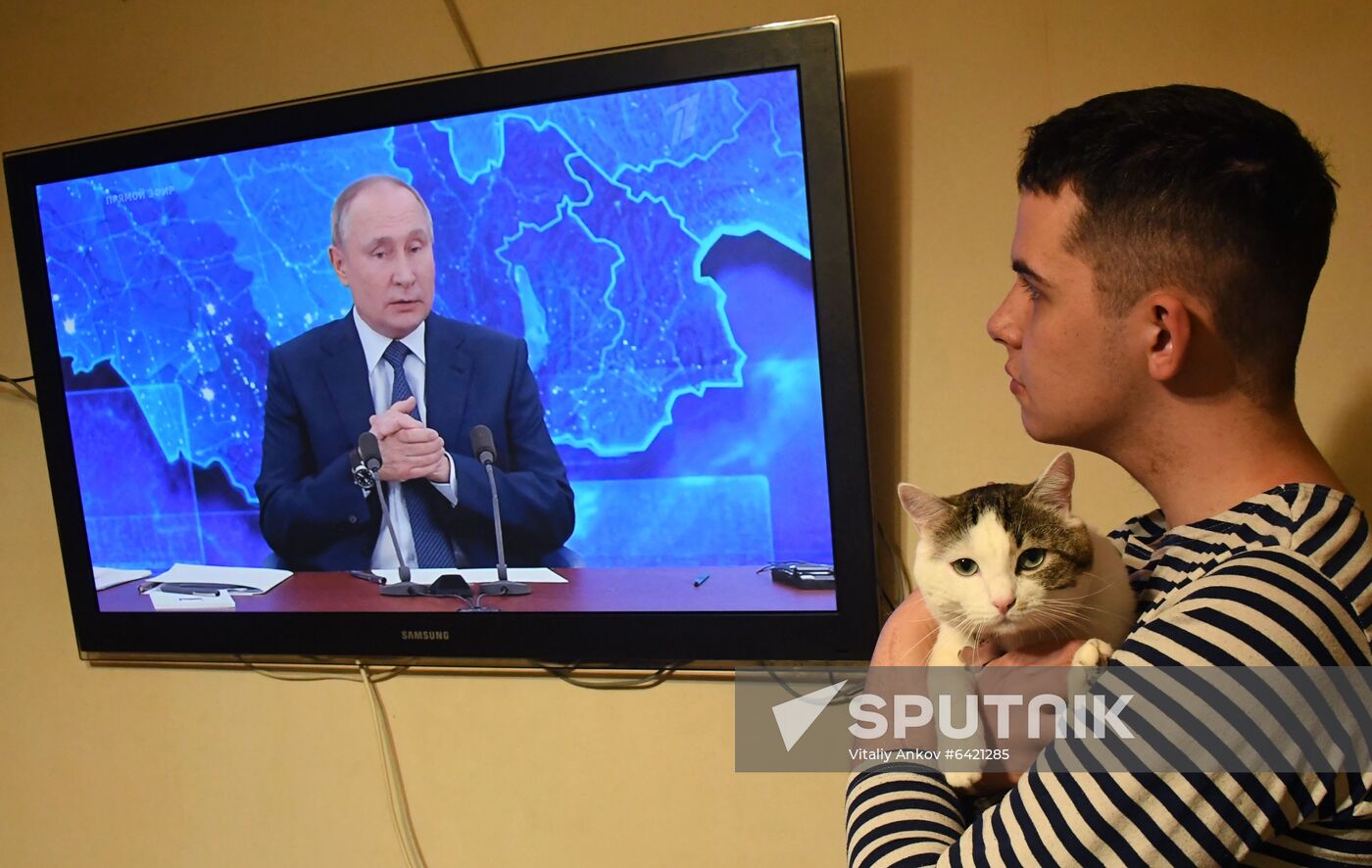 Russia Putin News Conference