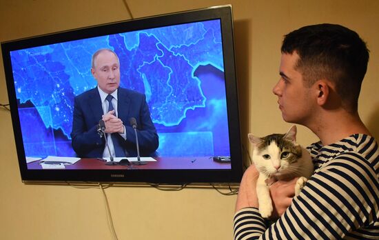 Russia Putin News Conference