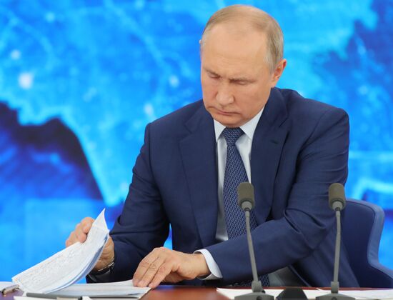 Russia Putin News Conference