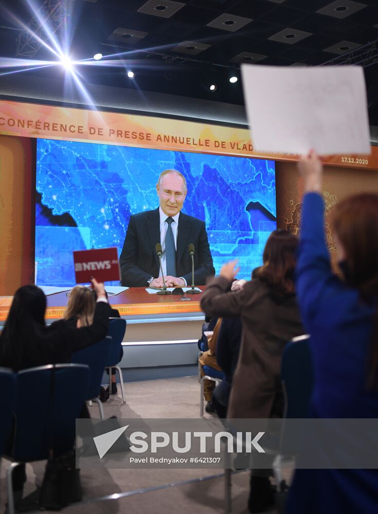 Russia Putin News Conference