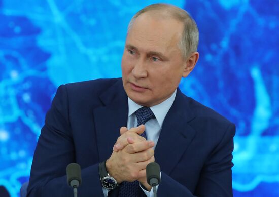 Russia Putin News Conference