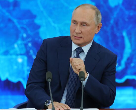Russia Putin News Conference
