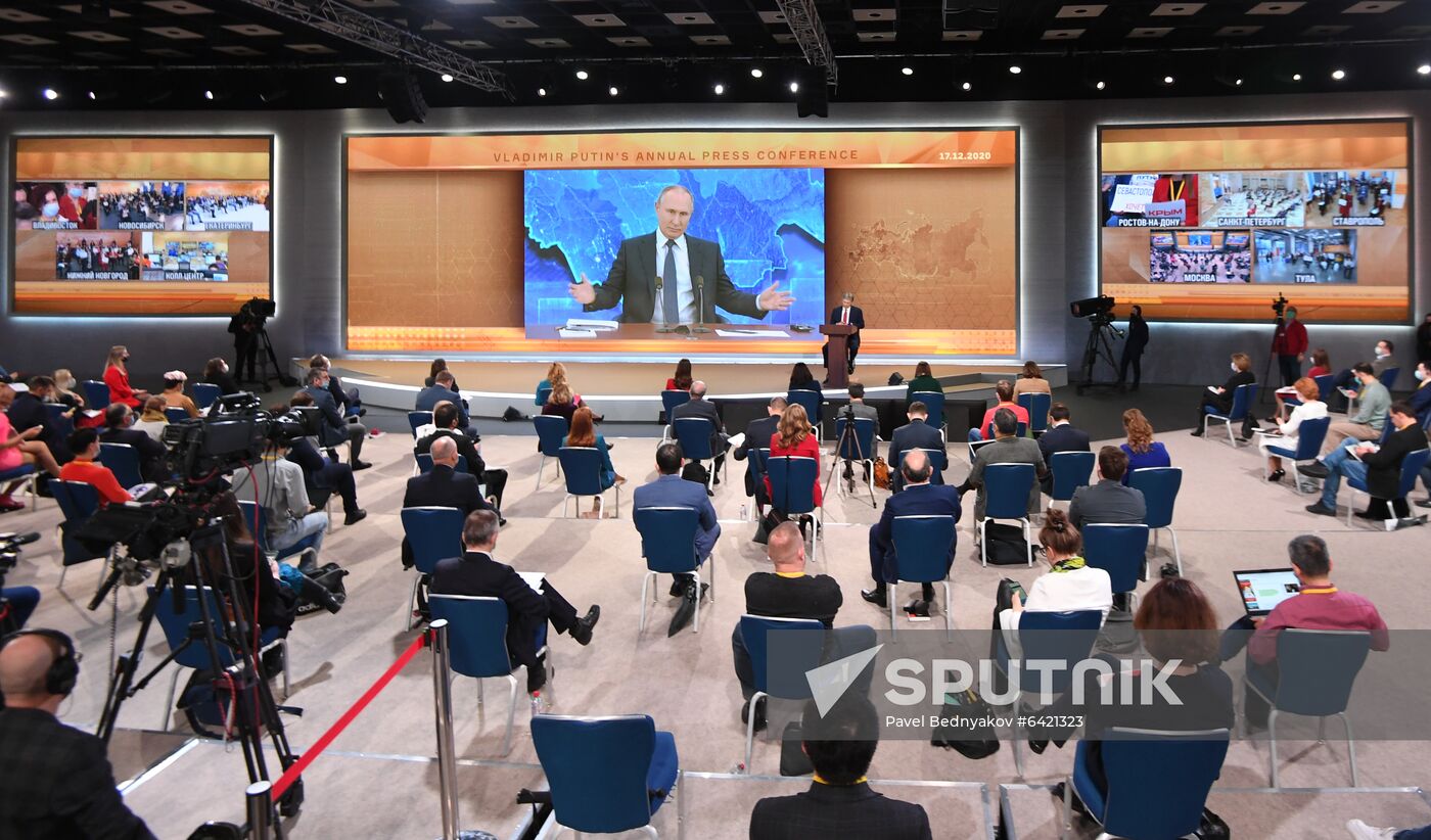 Russia Putin News Conference