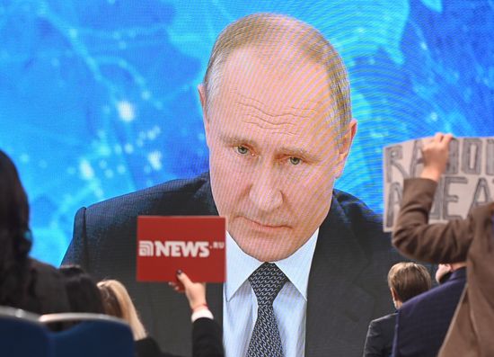 Russia Putin News Conference