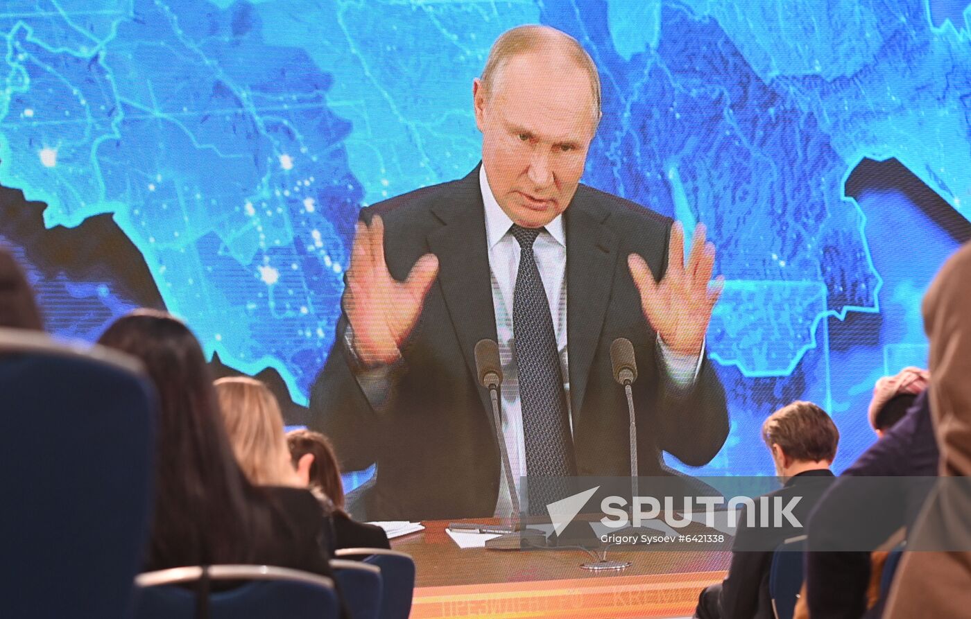 Russia Putin News Conference