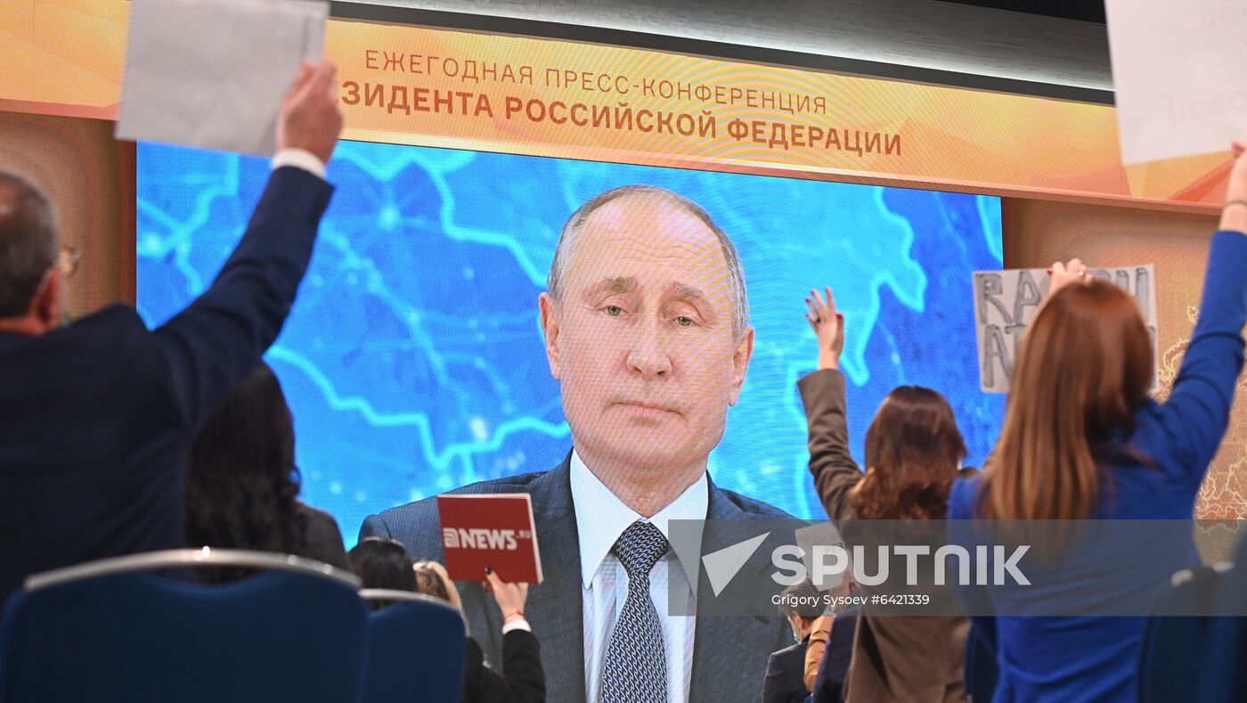 Russia Putin News Conference