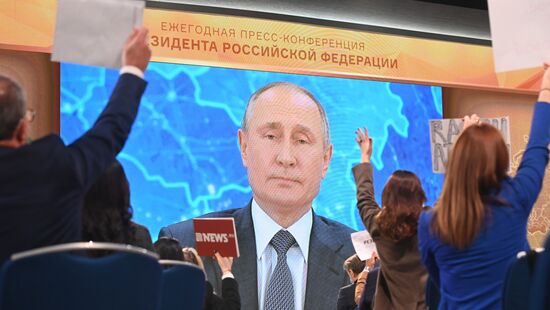Russia Putin News Conference