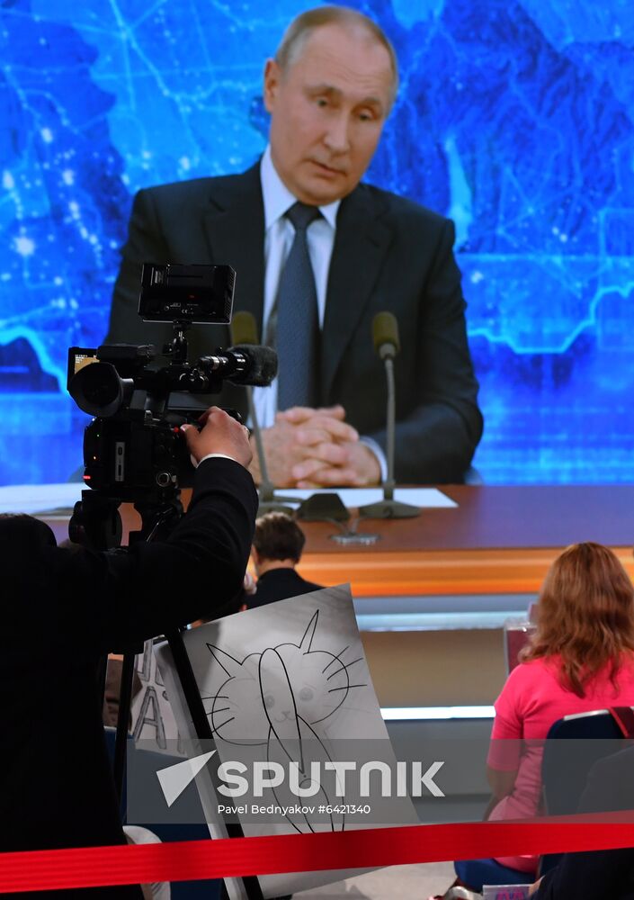 Russia Putin News Conference