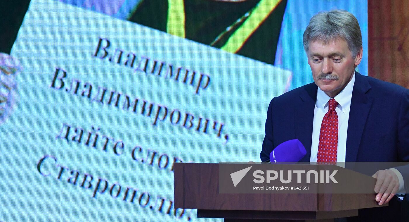 Russia Putin News Conference