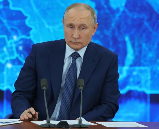 Russia Putin News Conference