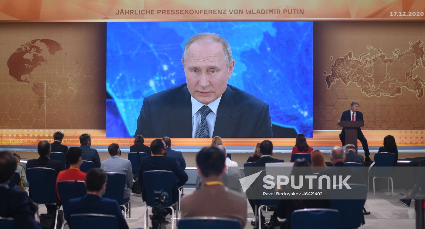 Russia Putin News Conference